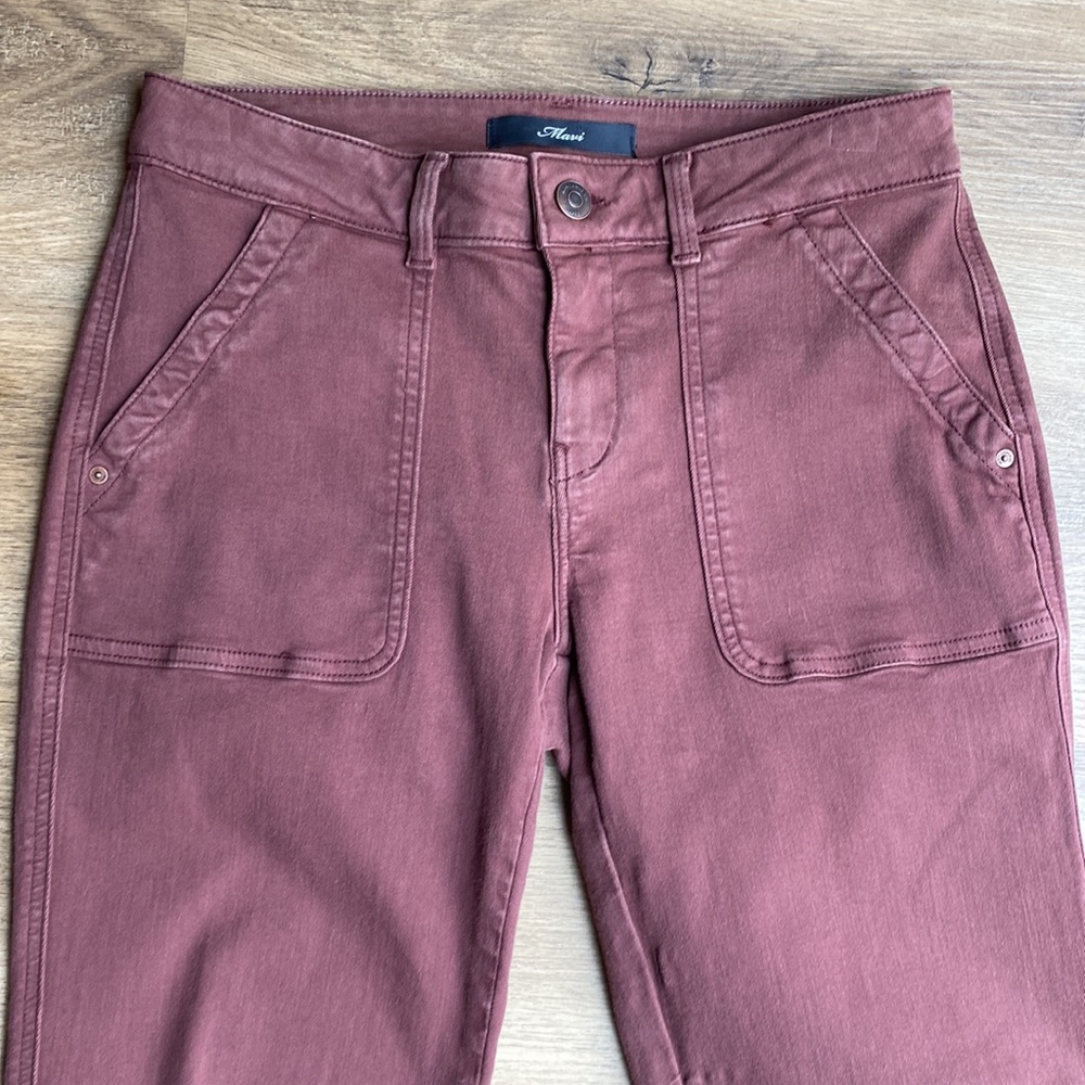 Mavi Ivy Slim Cargo Pants Mid Rise size 27 - Picture 3 of 16